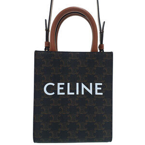 Celine Triomphe Canvas Vertical Cabas Bag
